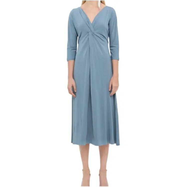 WEEKEND MaxMara Long Sleeved Dress Women's Blue-1