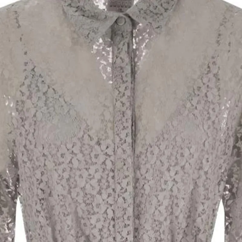 MaxMara Studio Canada Lace Shirt Dress-4