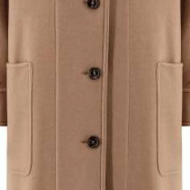 MaxMara Aldod Button Up Coat-2