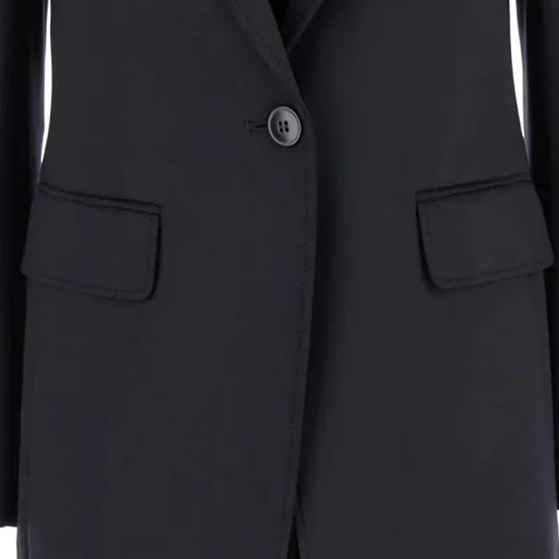 MaxMara Studio Single Breasted Long Sleeved Jacket-3