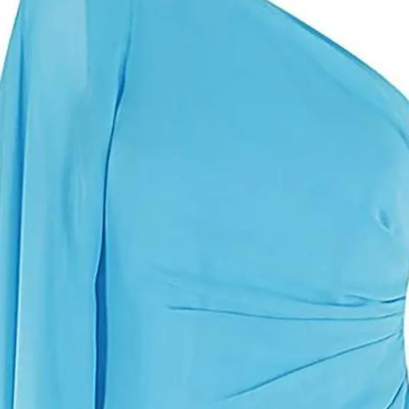 MaxMara Studio Gathered One Shoulder Dress-2