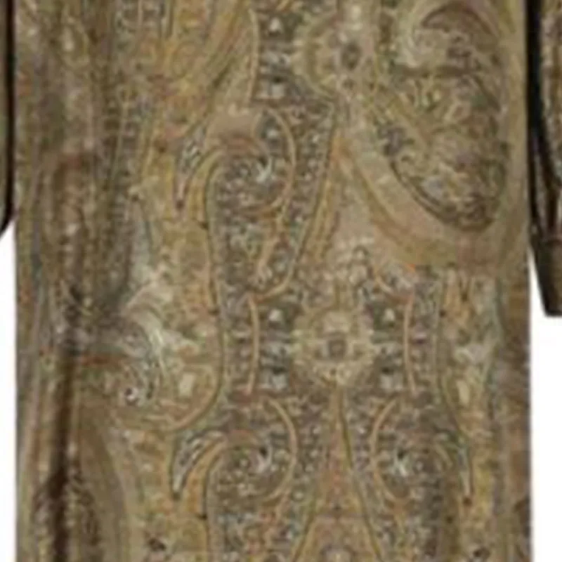MaxMara Patterned Long Sleeve Dress-3