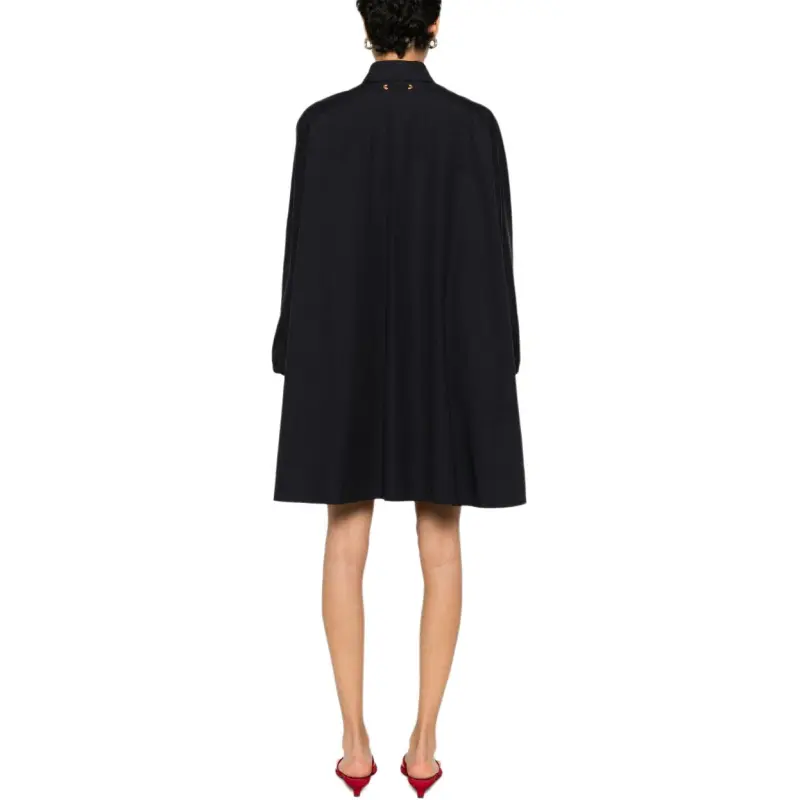 MaxMara Long Sleeved Dress Women's Blue-2