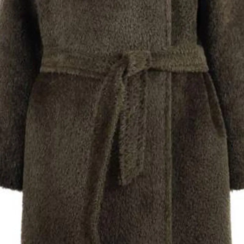 MaxMara Studio Velvet Jackets Women's Khaki-3