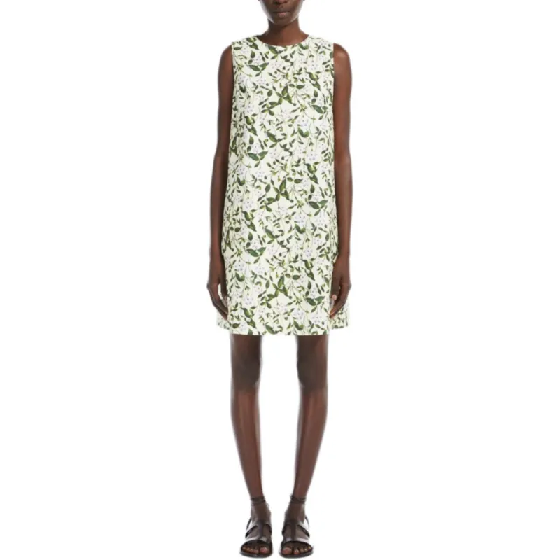 WEEKEND MaxMara Sleeveless Dress Women's Green-2