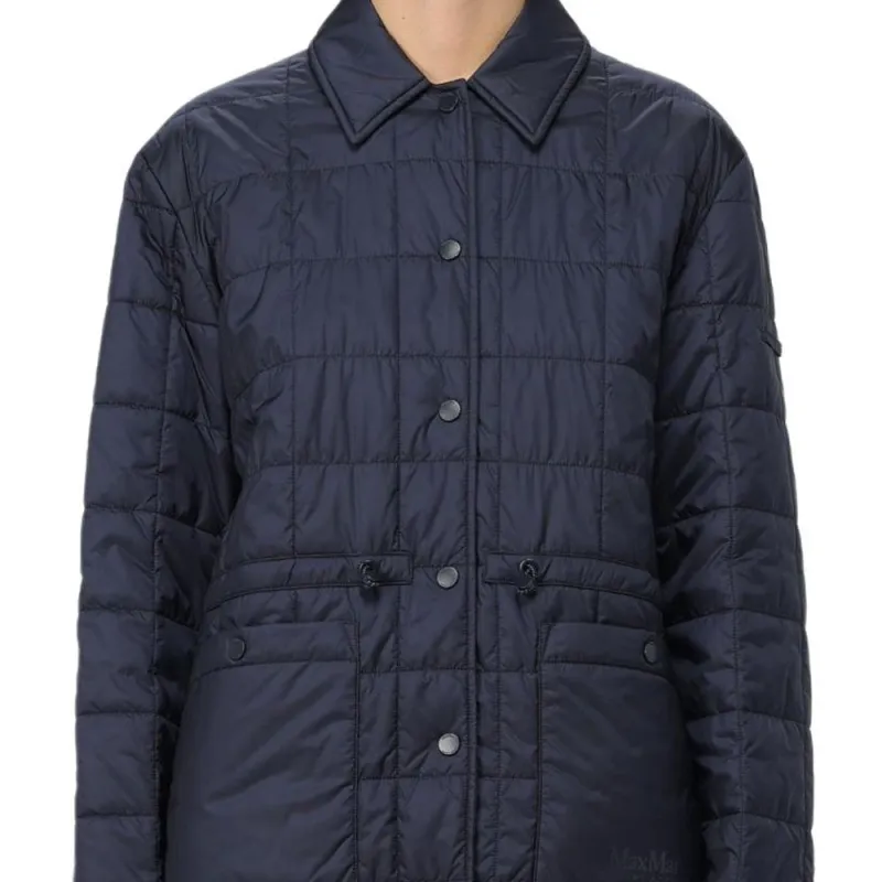 MaxMara Buttoned Quilted Jacket-3