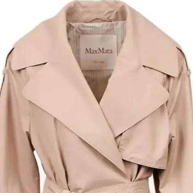 MaxMara Utrench Belted Long Sleeved Coat-1