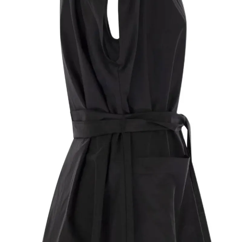 WEEKEND MaxMara Sleeveless Dress Women's Black-4
