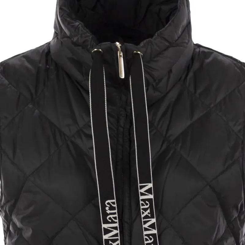 MaxMara Tregic Zip Up Drawstring Gilet-5
