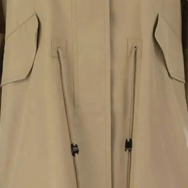 MaxMara Drip Proof Technical Gabardine Cape-2