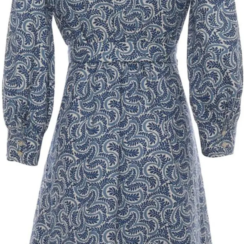 WEEKEND MaxMara Long Sleeved Dress Women's Blue-3