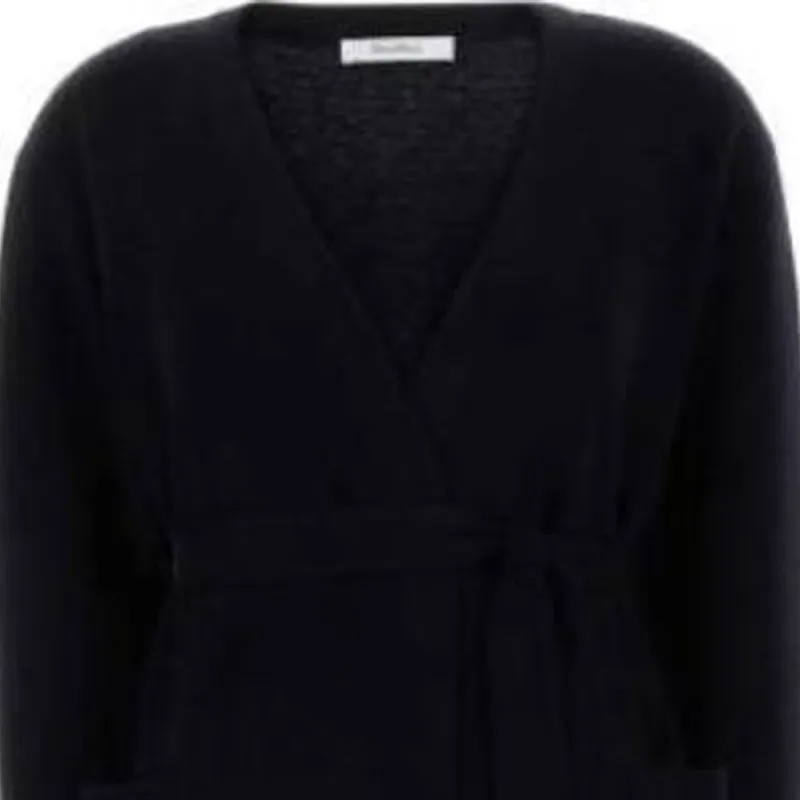 MaxMara Gestro V Neck Belted Cardigan-3