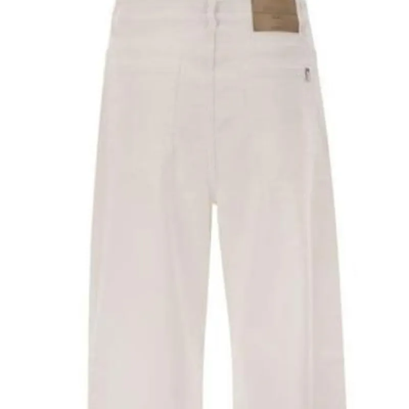 WEEKEND MaxMara Medina Logo Patch Wide Leg Trousers-4