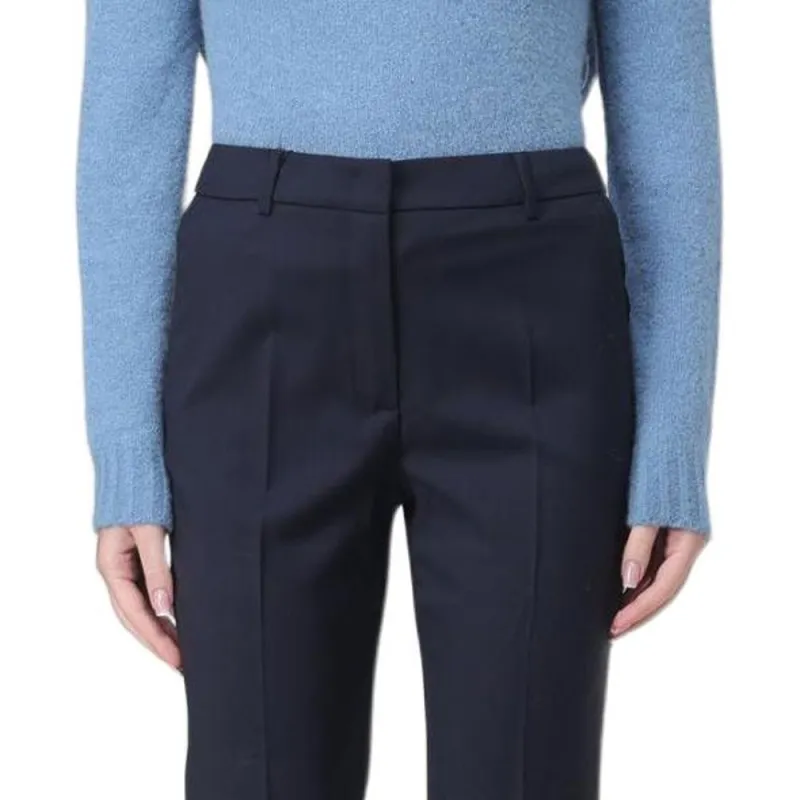 WEEKEND MaxMara Pleat Detailed Straight Leg Pants-1