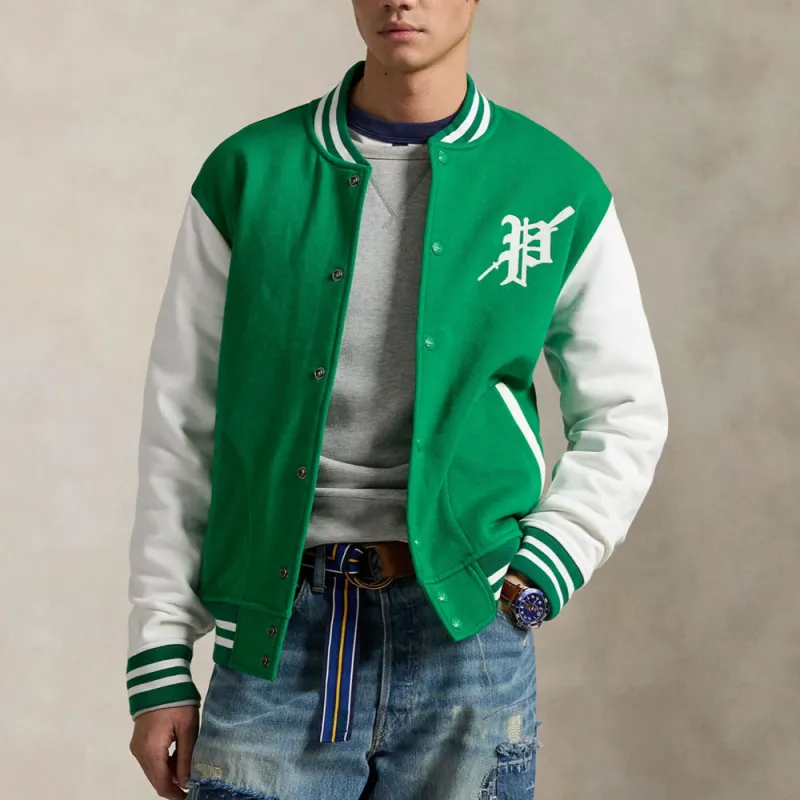 Polo Ralph Lauren Fleece Baseball Jacket-2