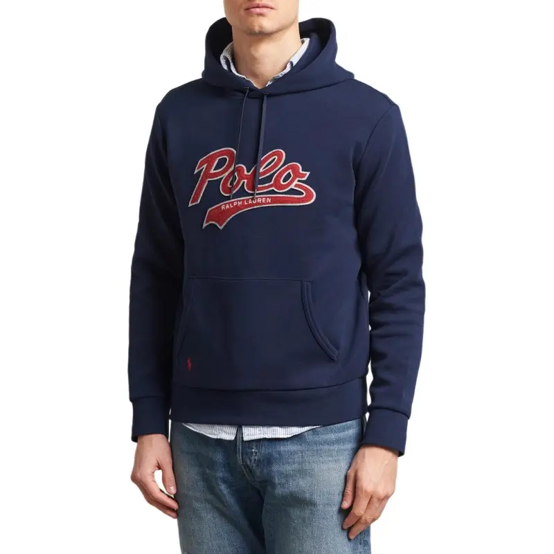 Polo Ralph Lauren Double Knit Novelty Polo Swoosh Hoodie-2