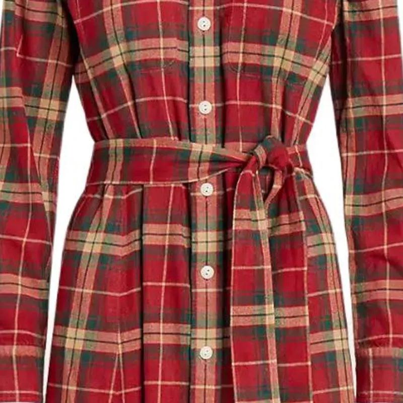 Polo Ralph Lauren Long-Sleeved Dresses Women's Red-3