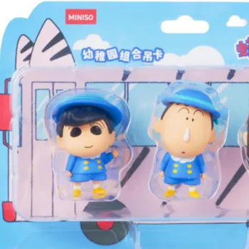 MINISO x Crayon Shinchan Super Transformation Adventure Collection Preschool Combination Hang Tag Box
