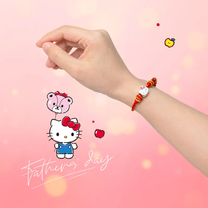 Sanrio x Hello Kitty Beaded Bracelet, Exquisite Chinese Style, Cute And Sweet Design Lanyards-4