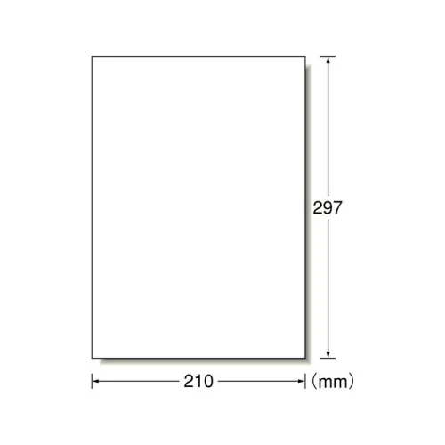 A ONE Label Sticker, Compatible With Printer, Strong Adhesive A4 Single Sided 100 Pc Notebook/Post it Notes
