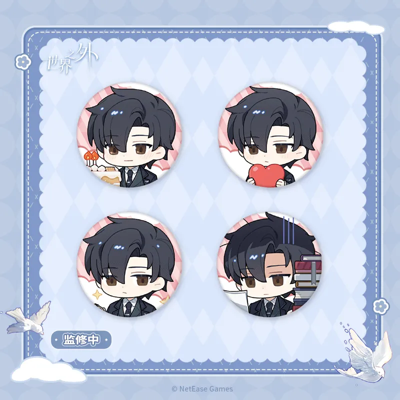 SHIJIEZHIWAI Snow Collection, Everlasting Affection Badges-1