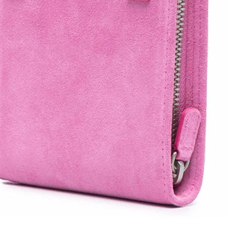 Jacquemus Suede Coin Purse Shoulder Bag Men's Pink-3
