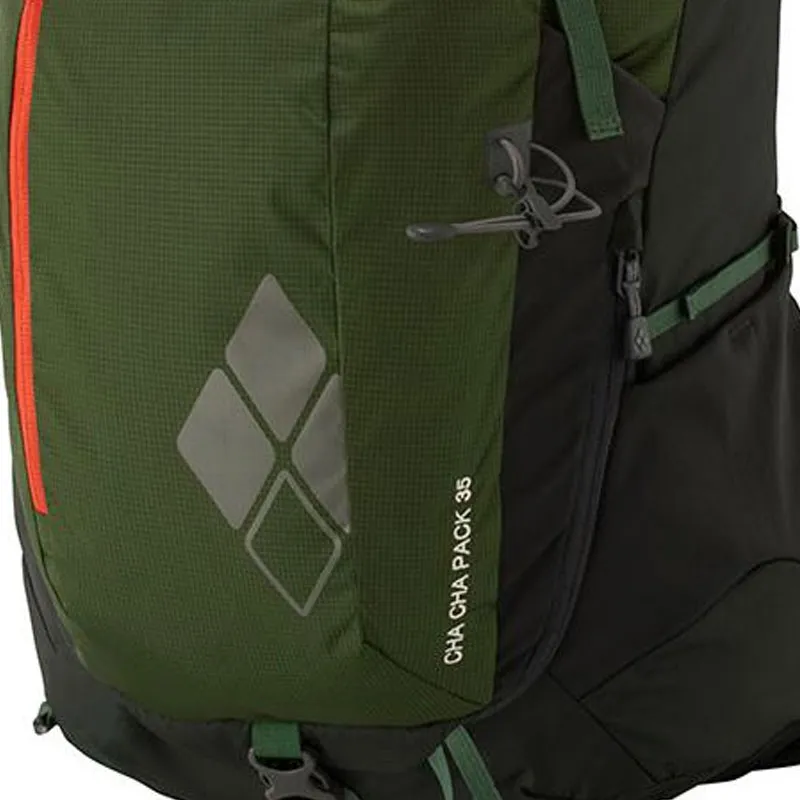 MONTBELL Nylon Outdoor Mountaineering Bag Backpack Regular Unisex Khaki Green-2