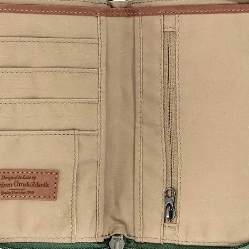 Fjallraven Recycled Polyester Passport Holder Regular Unisex Dark Copper Green-3