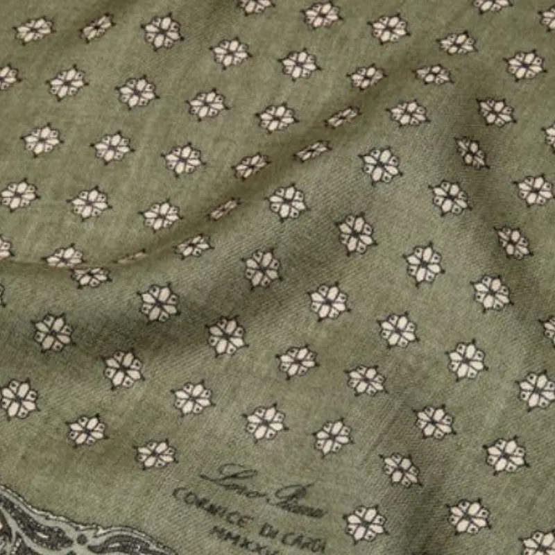 Loro Piana 100% Wool Silk Scarves Men's Multicolor-7