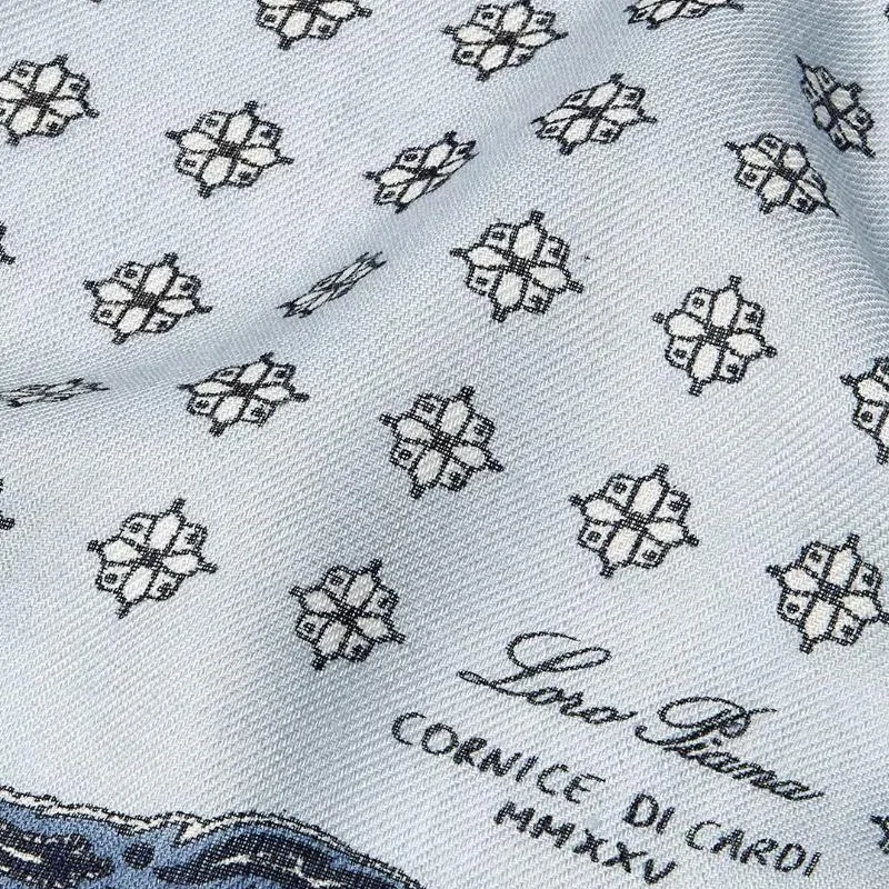 Loro Piana 100% Wool Silk Scarves Men's Multicolor-1