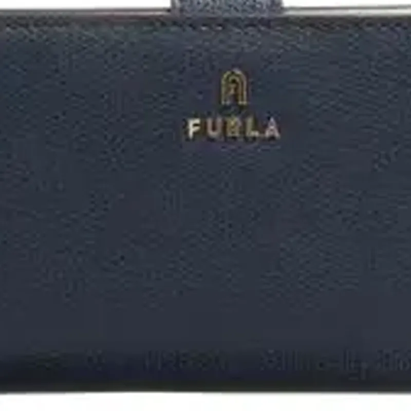 Furla Leather Wallet Medium Size Women's Navy Blue-2