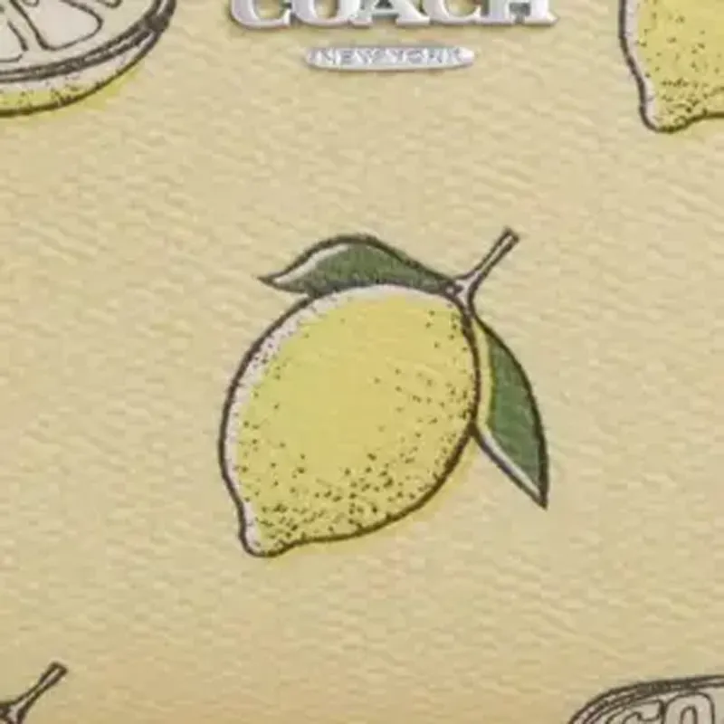 COACH Snap Wallet Coated Canvas Wallet Women's Garden Vacant Land Color Mixed-2