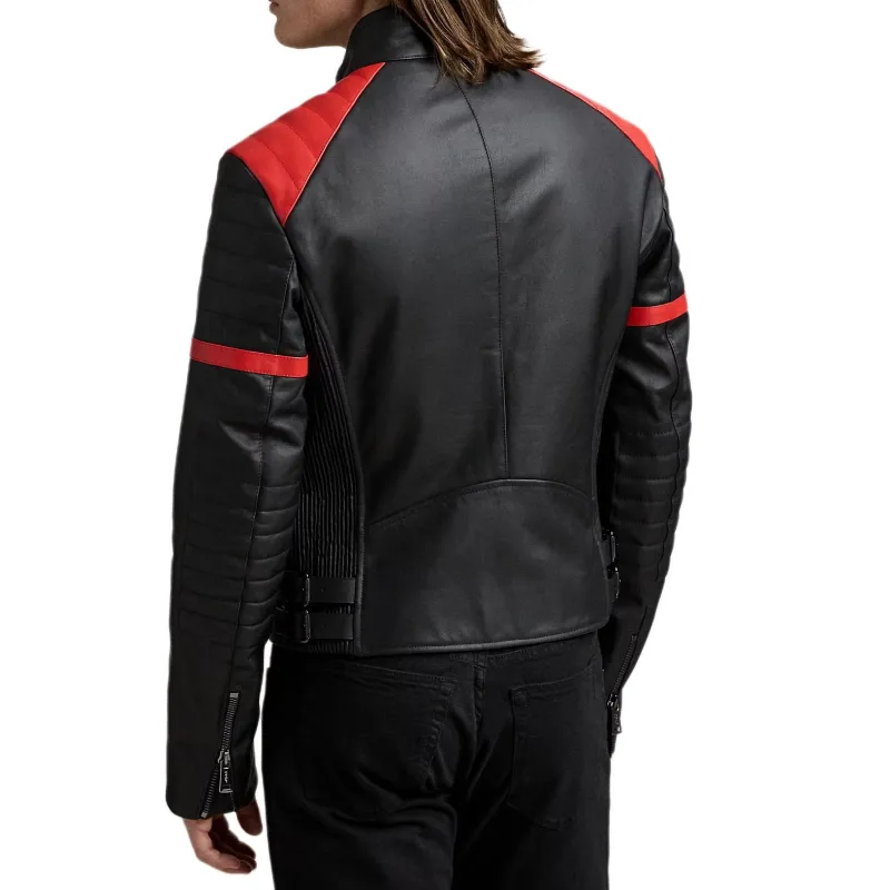 Polo Ralph Lauren Leather Jacket Men's Bolo Black-3