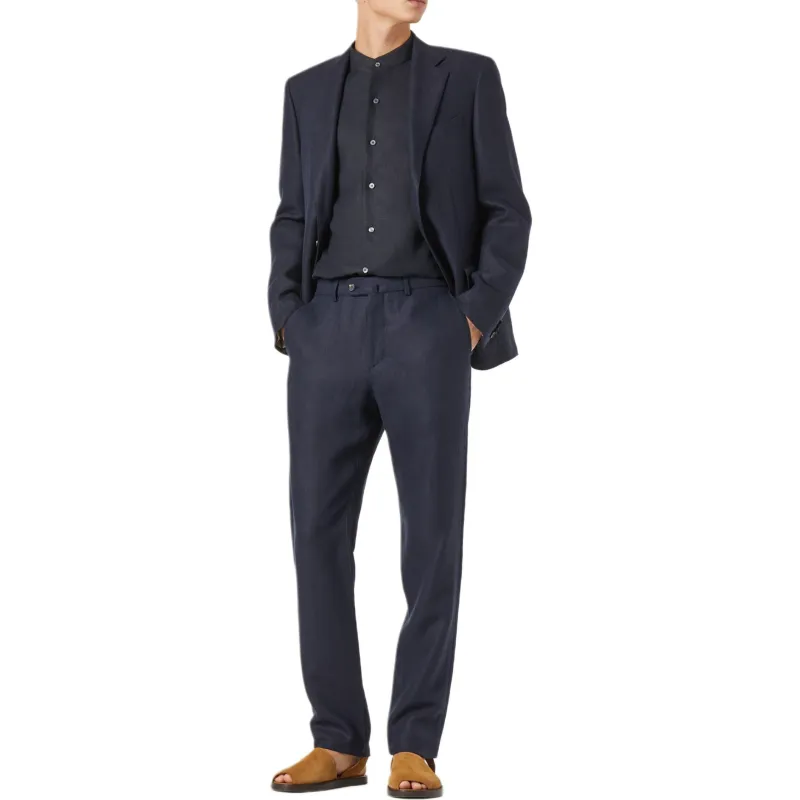 Loro Piana Shirt Men's Marine Blue-2