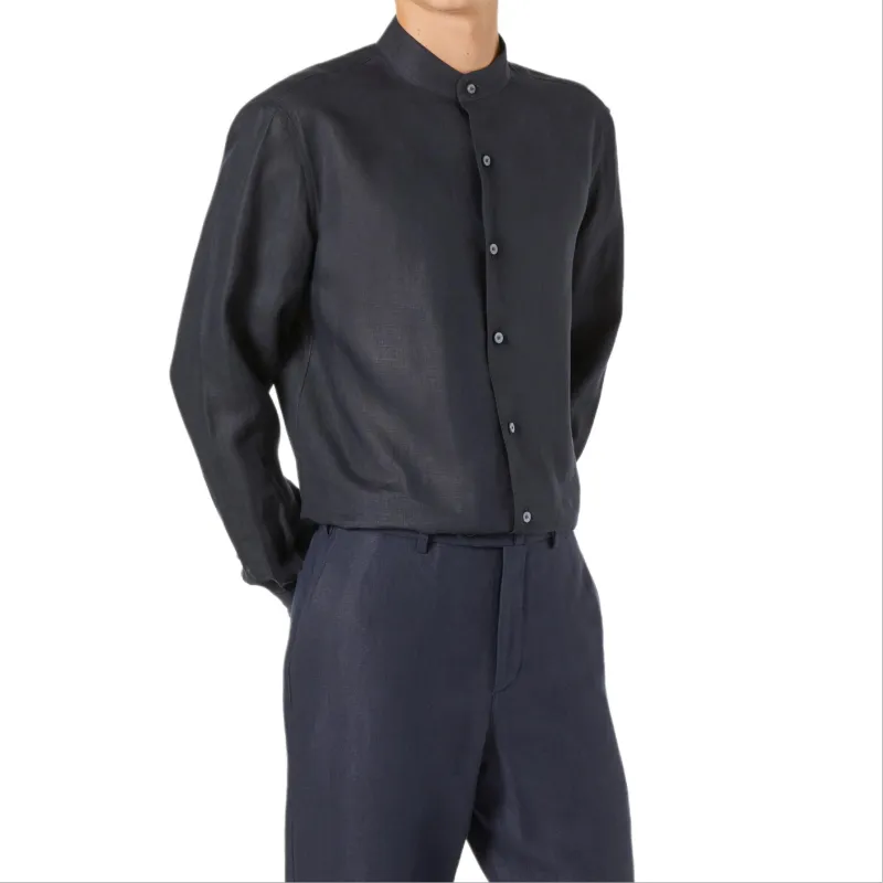 Loro Piana Shirt Men's Marine Blue-3