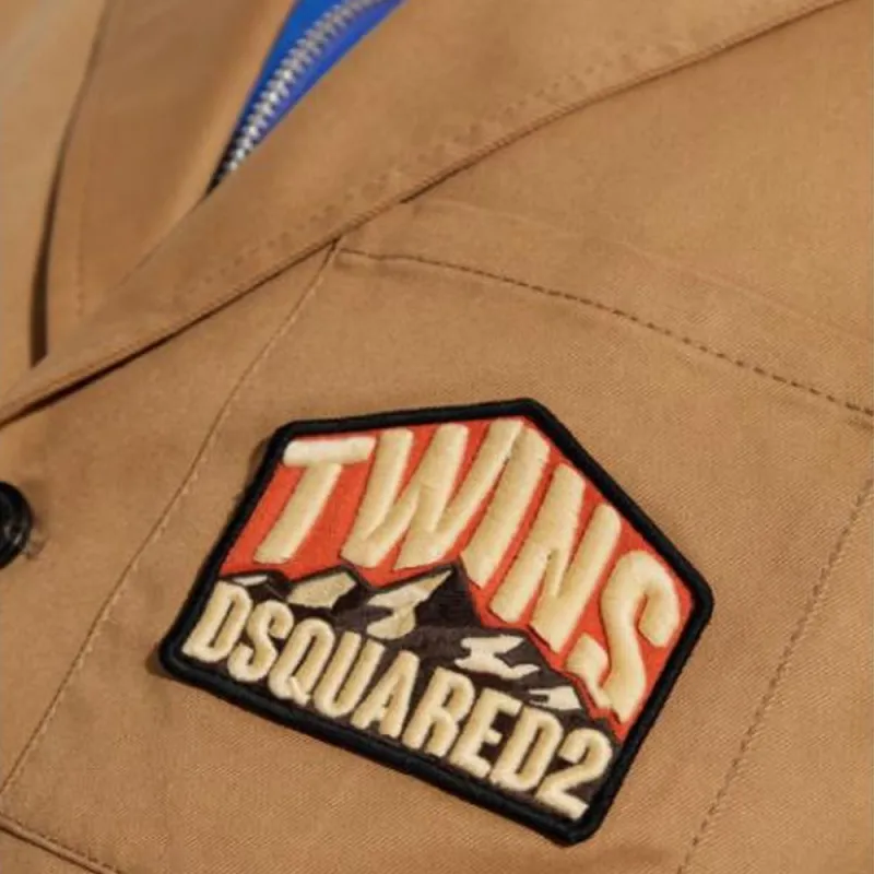 DSQUARED 2 Logo Patch Single Breasted Blazer-5