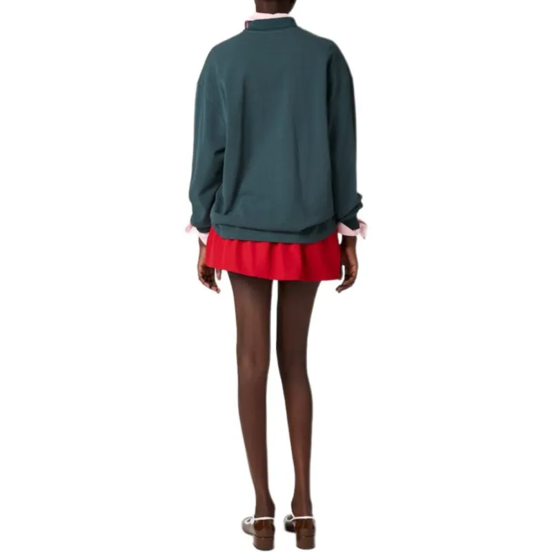 MIU MIU SS25 Polo Shirt Women's Green-3