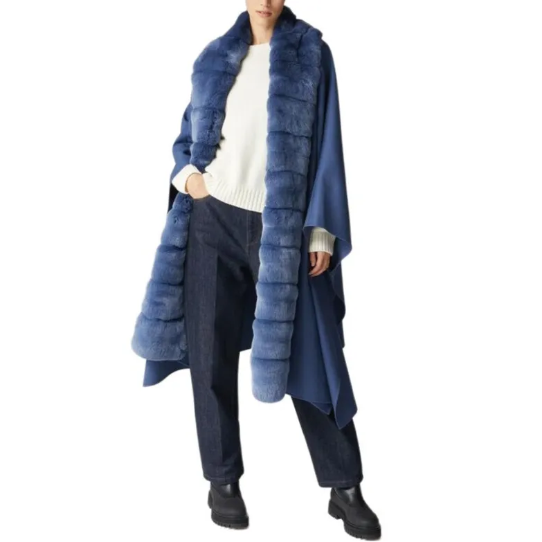 Loro Piana Cloak Women's Canterbury Blue-1