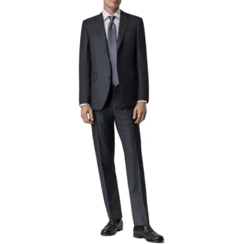 CANALI Business Suit Men's Charcoal Gray-1
