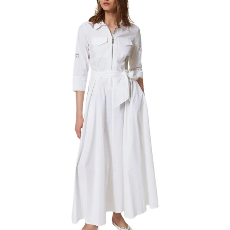 Twinset Zip front Maxi Dress-1