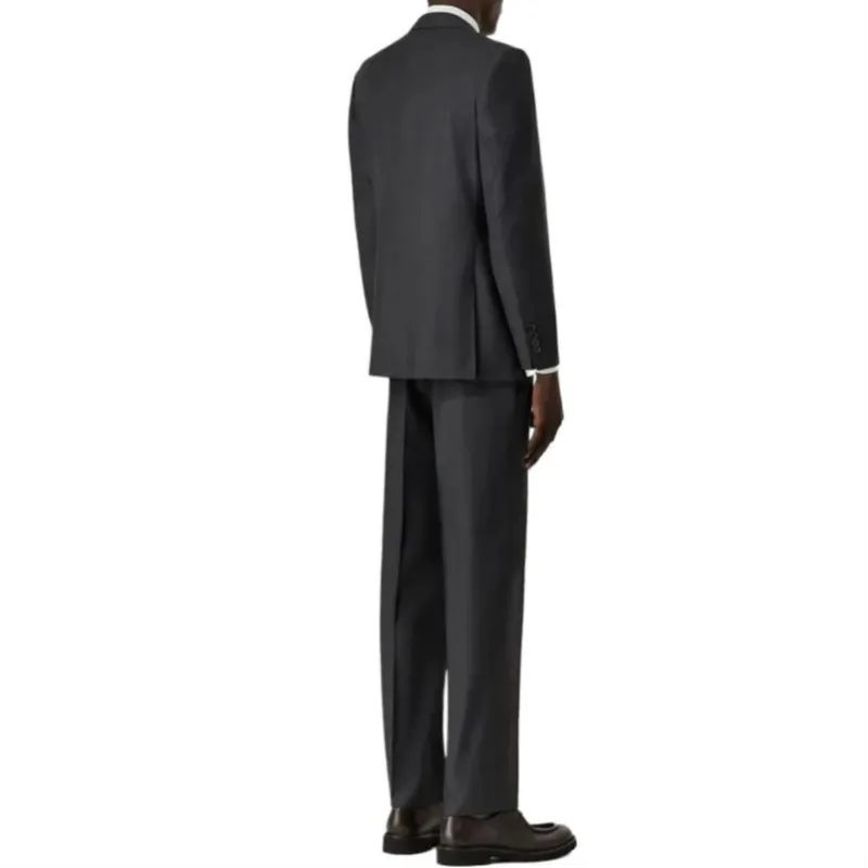 CANALI Business Suit Men's Charcoal Gray-2