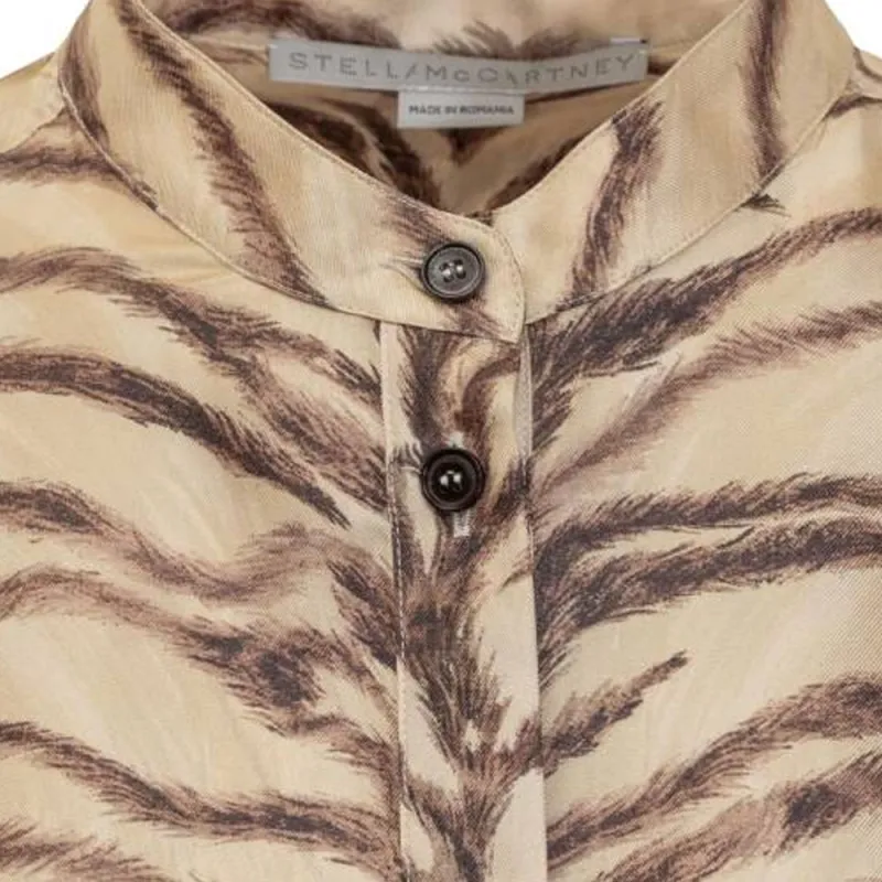 Stella McCartney Tiger Printed Button Up Shirt-3
