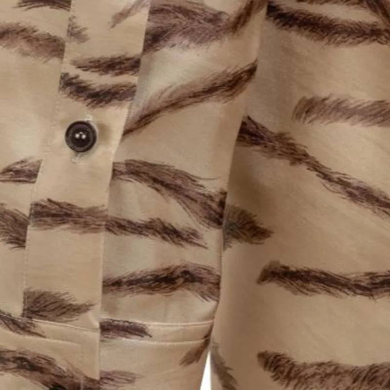 Stella McCartney Tiger Printed Button Up Shirt-4