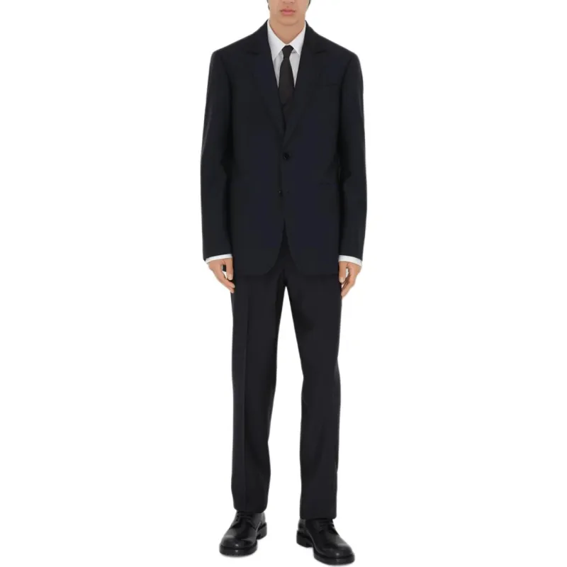 Burberry Business Suit Coat Men's Marine Blue-1