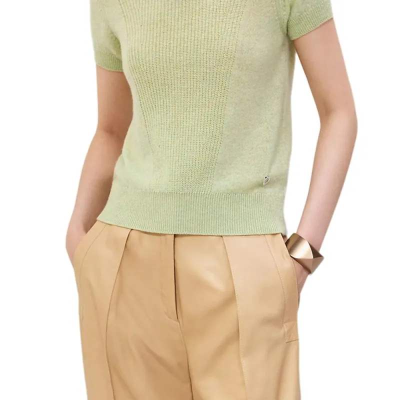 HERMES Cashmere Sweater Women's Verdant Green-3