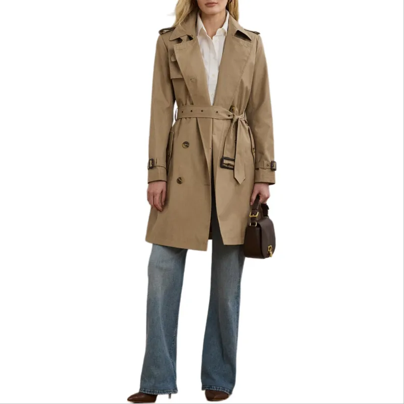 LAUREN RALPH LAUREN Trench Coat Women's Sand-1