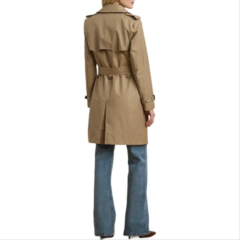 LAUREN RALPH LAUREN Trench Coat Women's Sand-3