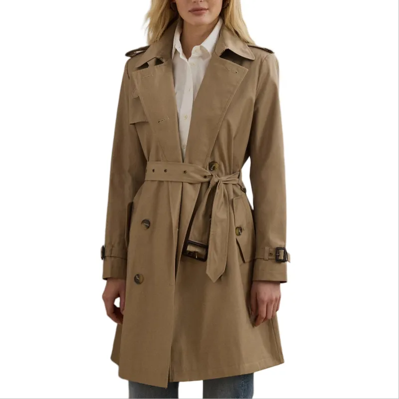 LAUREN RALPH LAUREN Trench Coat Women's Sand-2