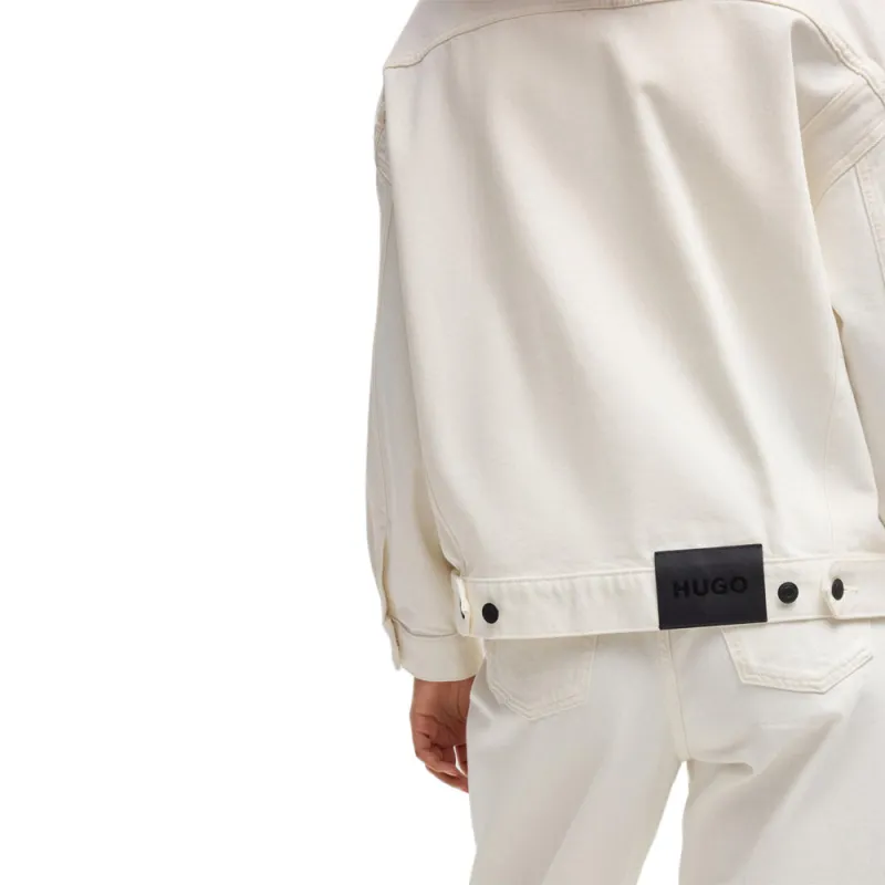 HUGO BOSS Denim Jacket Women's White-5
