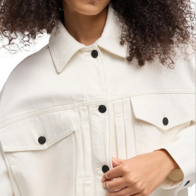 HUGO BOSS Denim Jacket Women's White-4